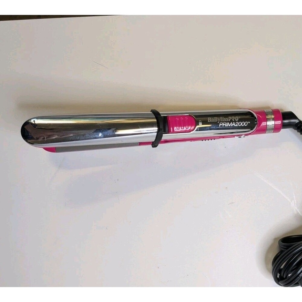 BaByliss PRO Nano Titanium Prima 2000 Ionic Straightener Curling Iron 3/4"